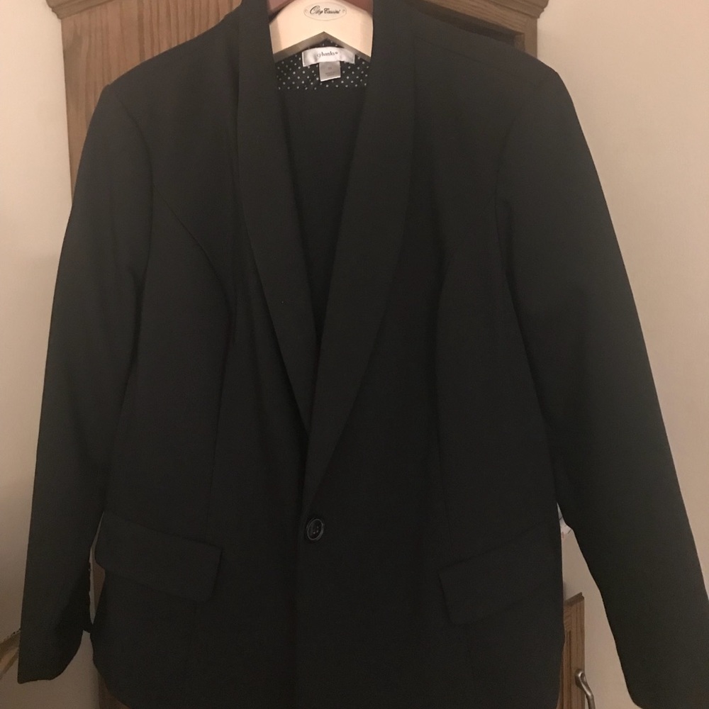 CJ Banks Plus Size Suit Pants Blazer Jacket